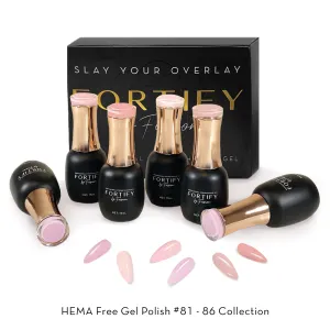 6pc Collection - HEMA Free Gel Polish #81-86 | Fortify by Fuzion