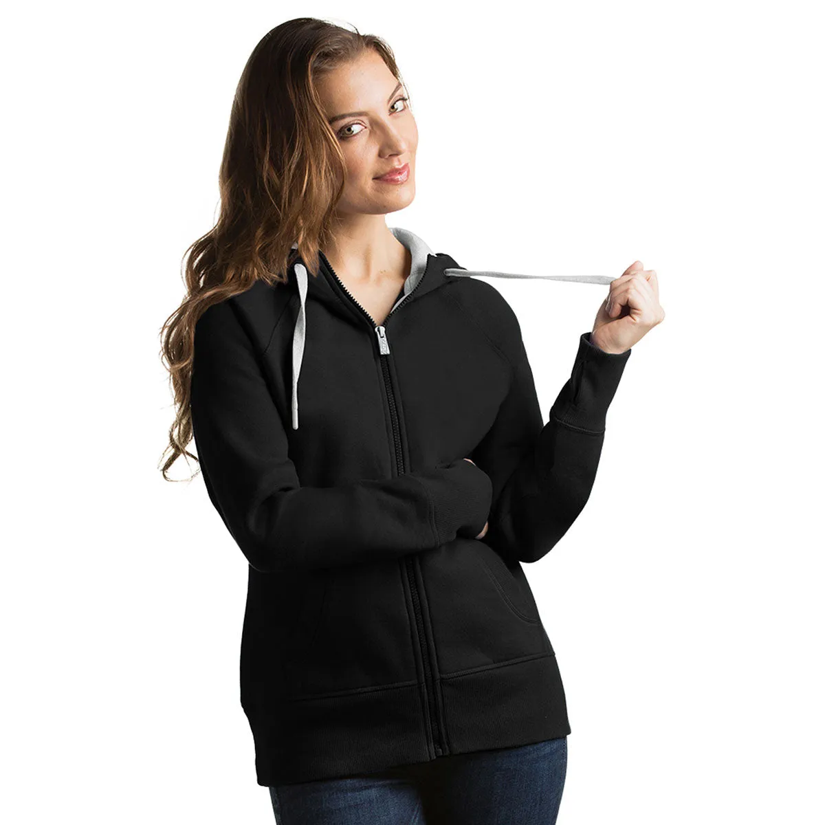 Antigua Women's Black Victory Hoodie