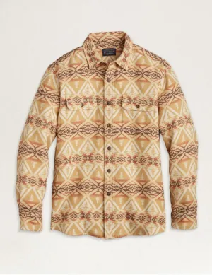 Beach Shack Shirt - Cedar Bluff Tan Brown