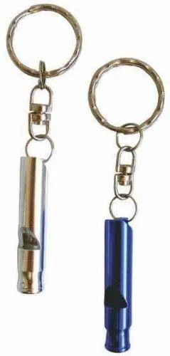 Chinook Aluminum Slimline Pea-less Whistles Small Bulk 25 Pack