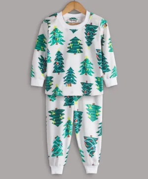 Christmas Tree print track suit.