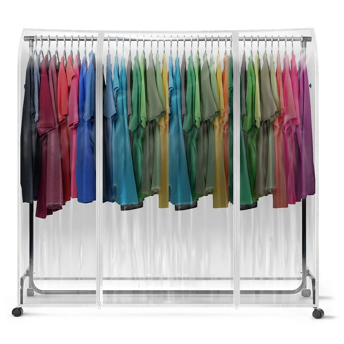 Clear Garment Rack Cover (6 Ft)