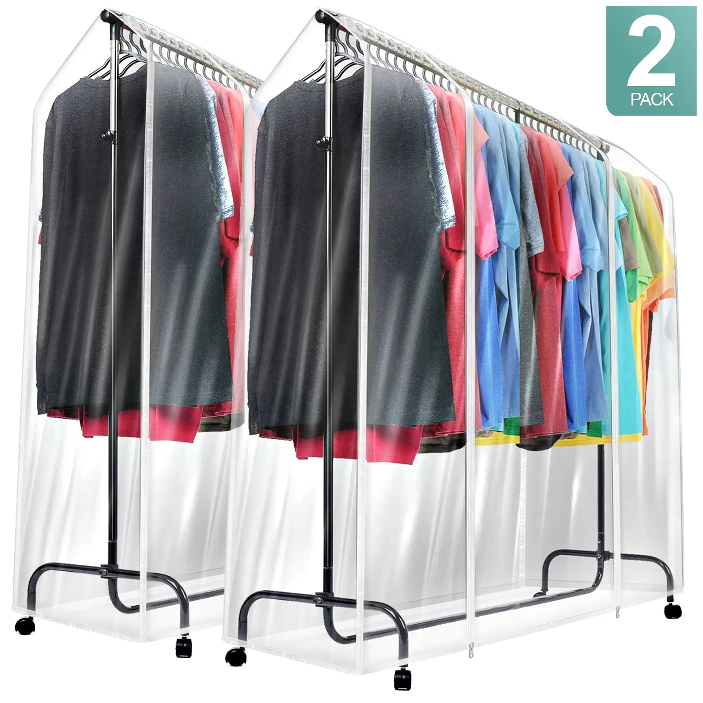 Clear Garment Rack Cover (6 Ft)