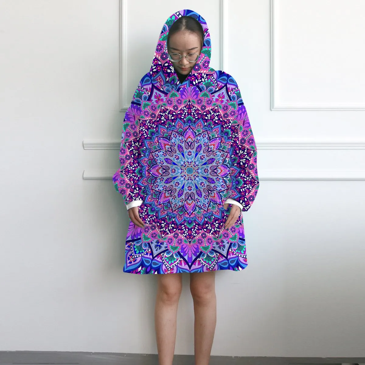 Cosmic Bohemian Wearable Blanket Hoodie