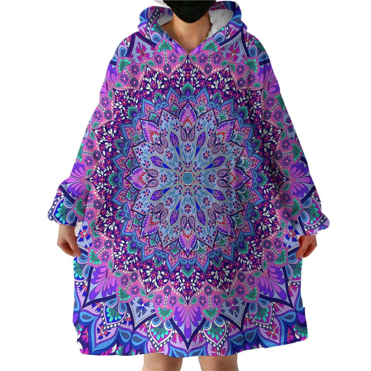 Cosmic Bohemian Wearable Blanket Hoodie