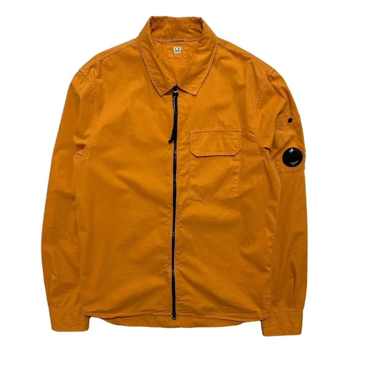 CP Company Orange Canvas Overshirt