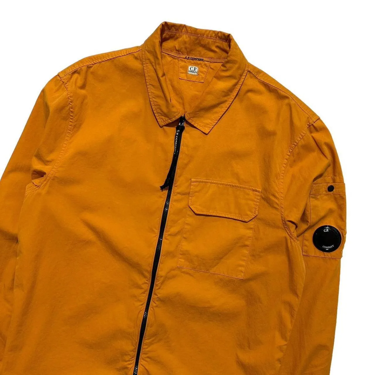 CP Company Orange Canvas Overshirt