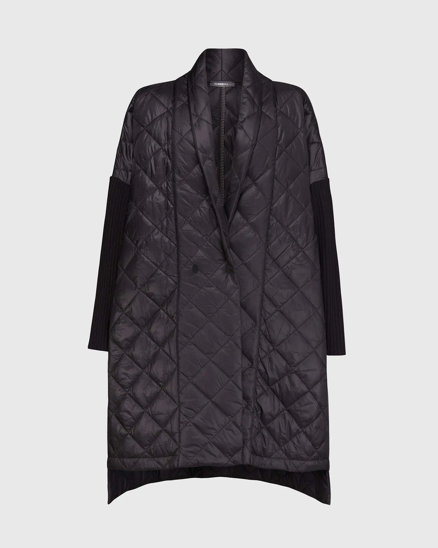 Ether Clutch Coat, Black