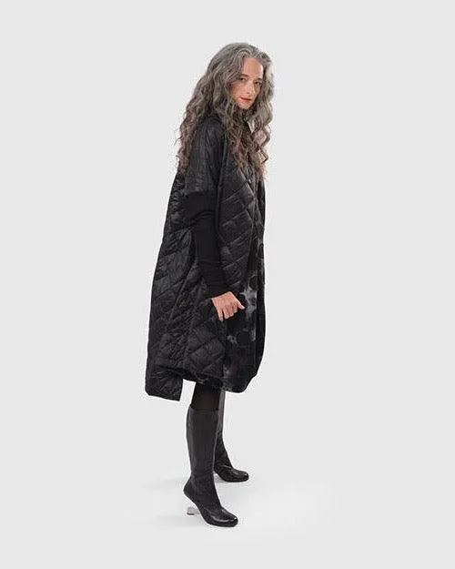 Ether Clutch Coat, Black