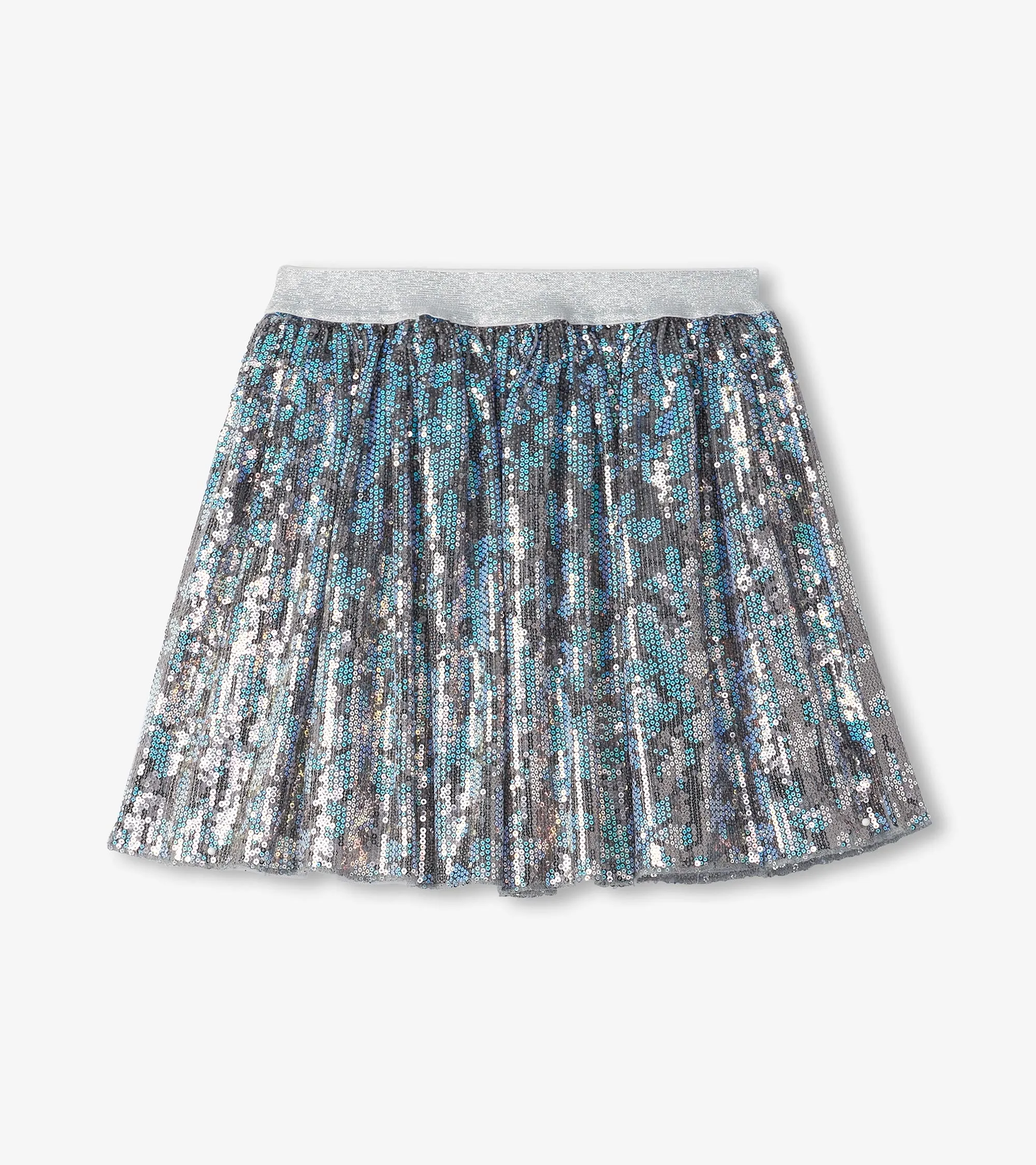 Hatley-Flower Shimmer Sequin Skirt