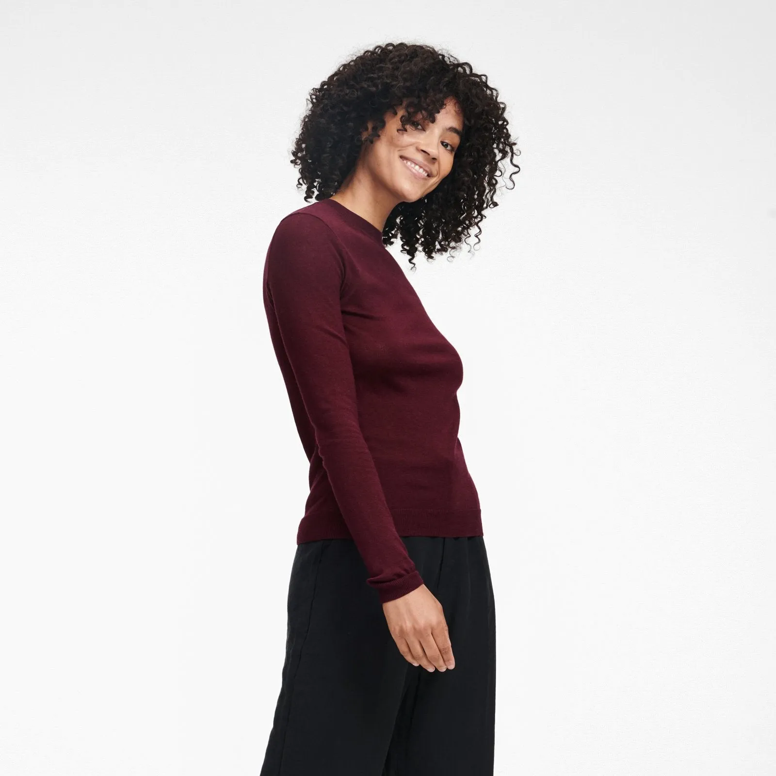 Lightweight Mockneck Sweater