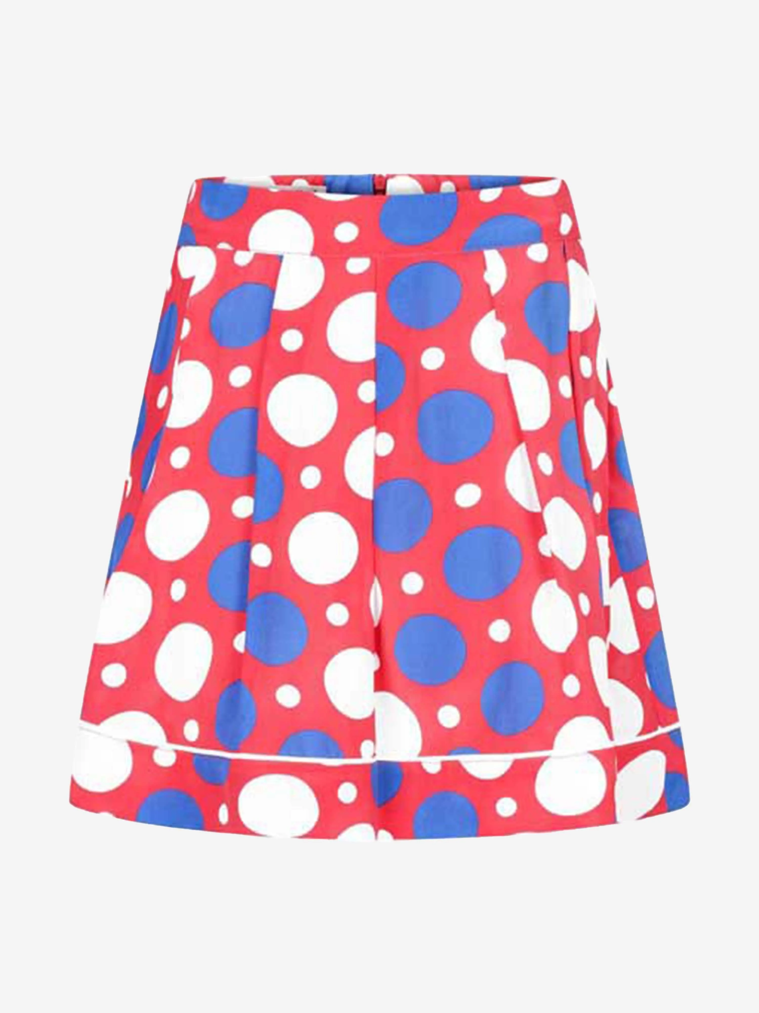 MARNI Girls Spotted Silk Skirt