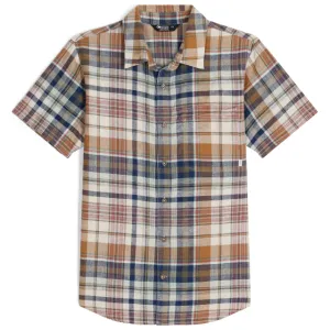 Mens Weisse Plaid Shirt