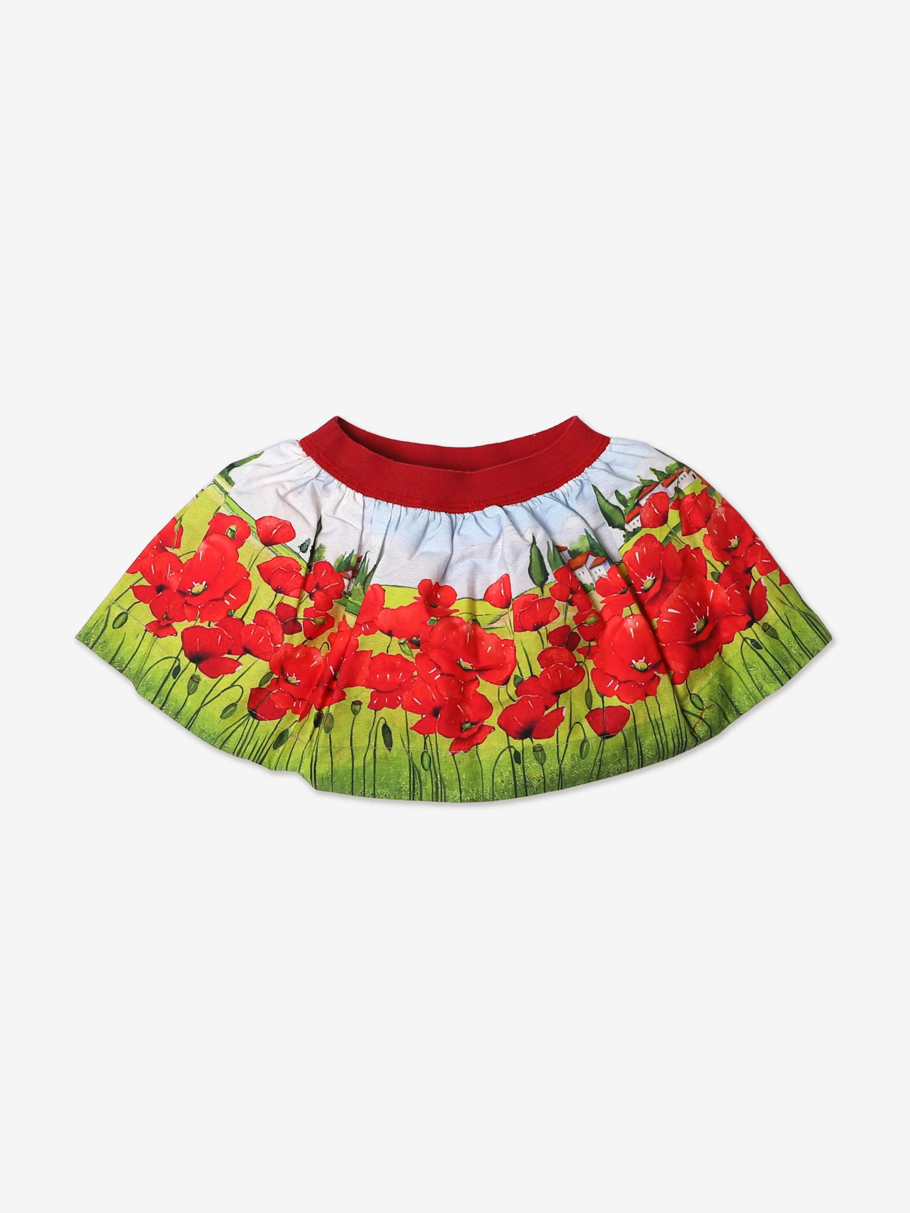 Monnalisa Baby Girls Poppy Landscape Skirt