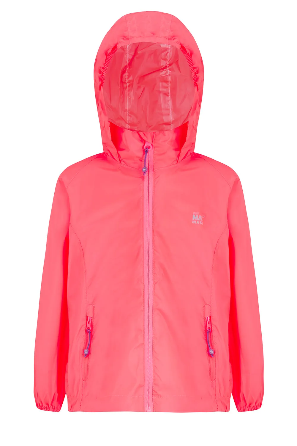 Origin Mini Packable Waterproof Kids Jacket - Neon Watermelon