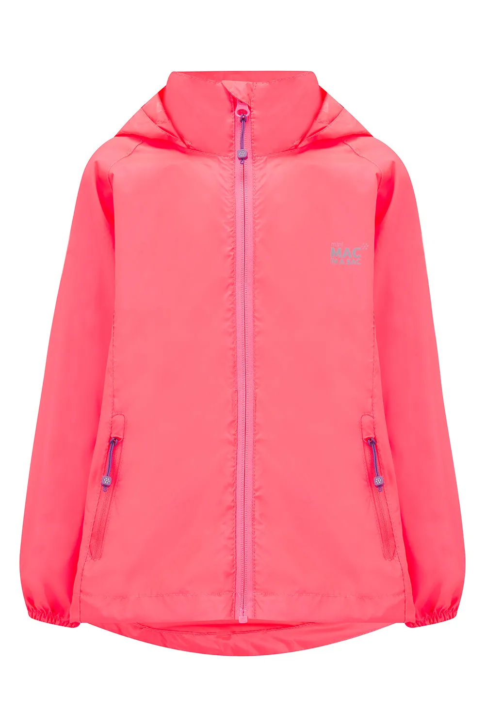 Origin Mini Packable Waterproof Kids Jacket - Neon Watermelon