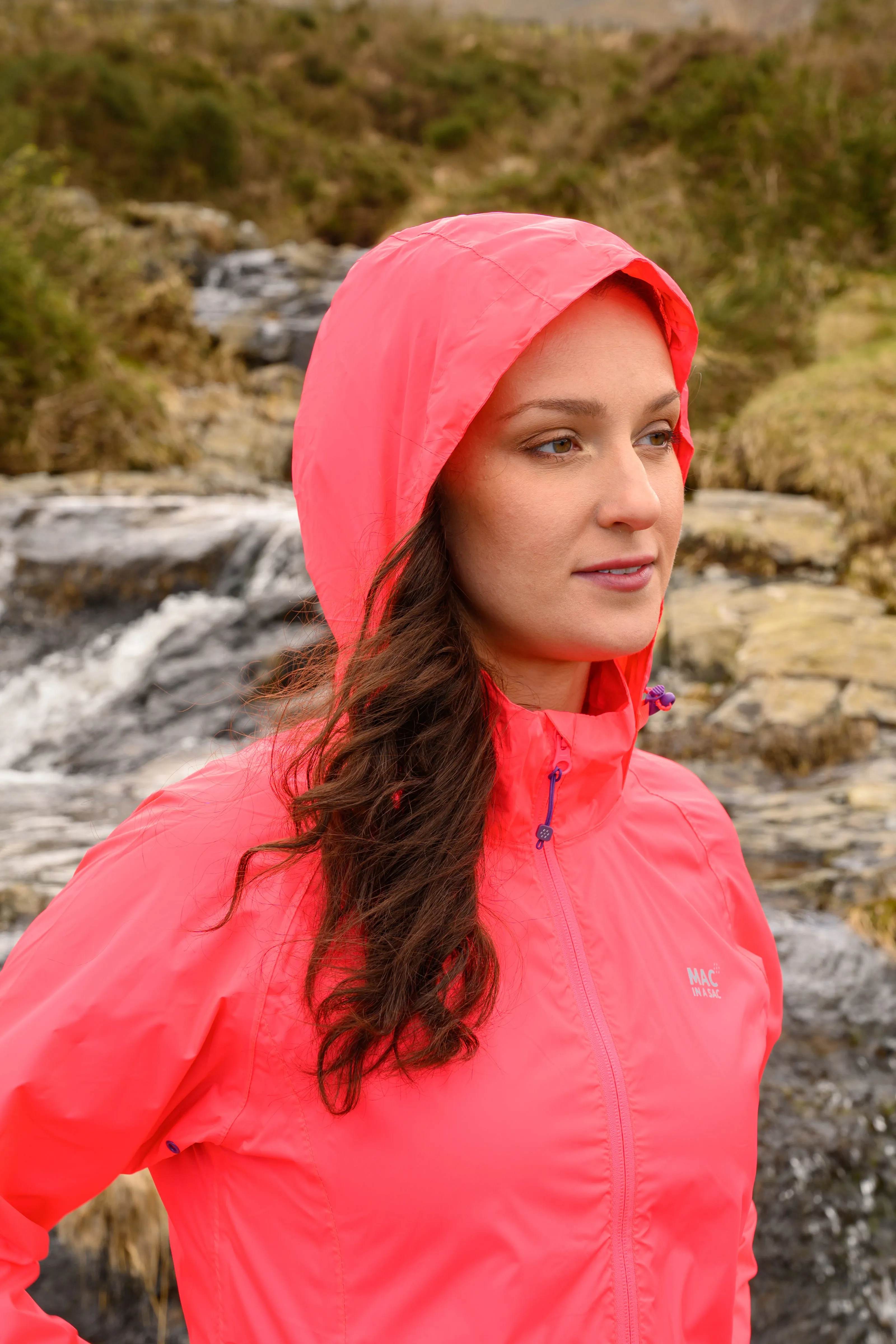 Origin Packable Waterproof Jacket - Neon Watermelon