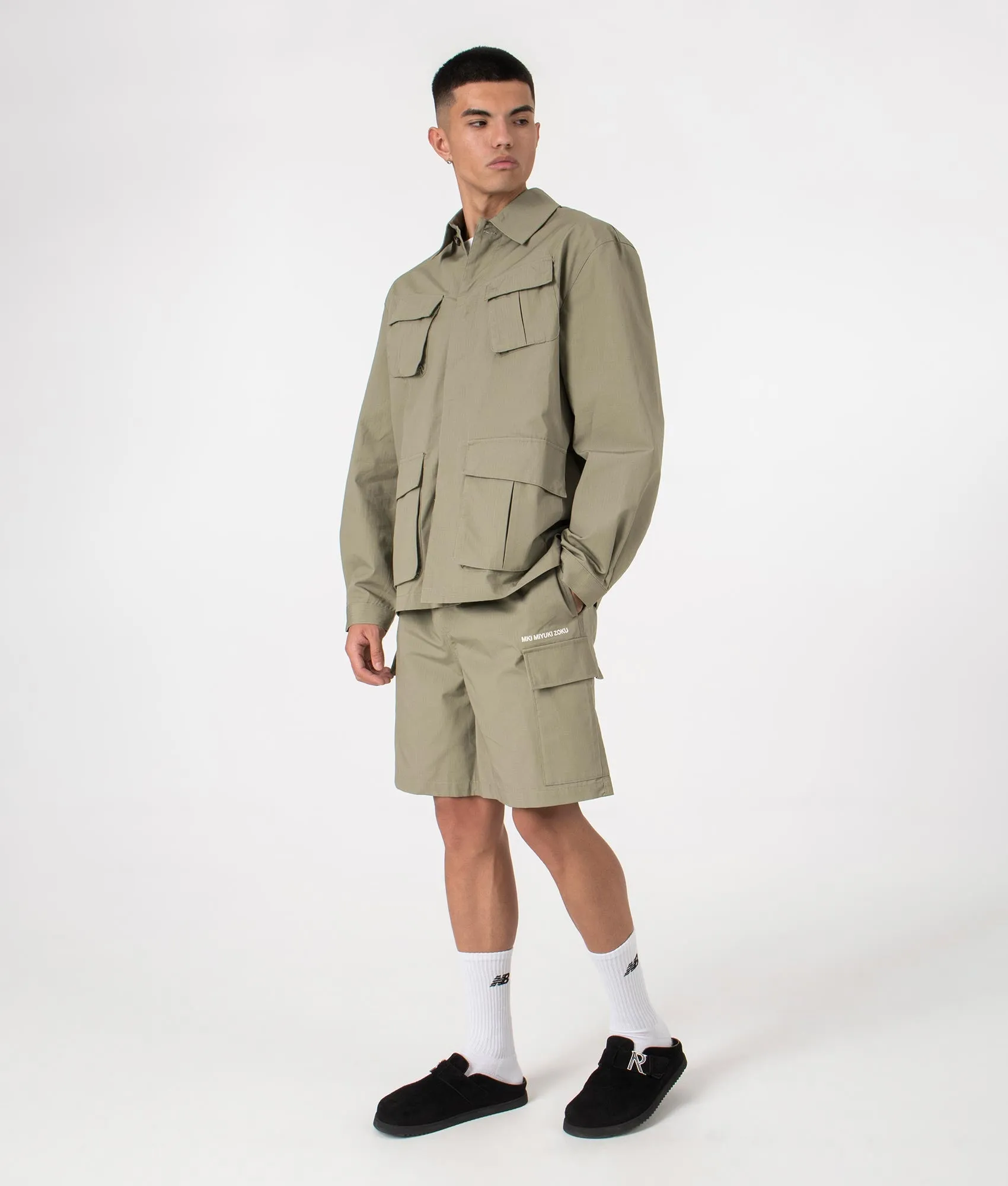 Oversized Ripstop Cargo Jacket