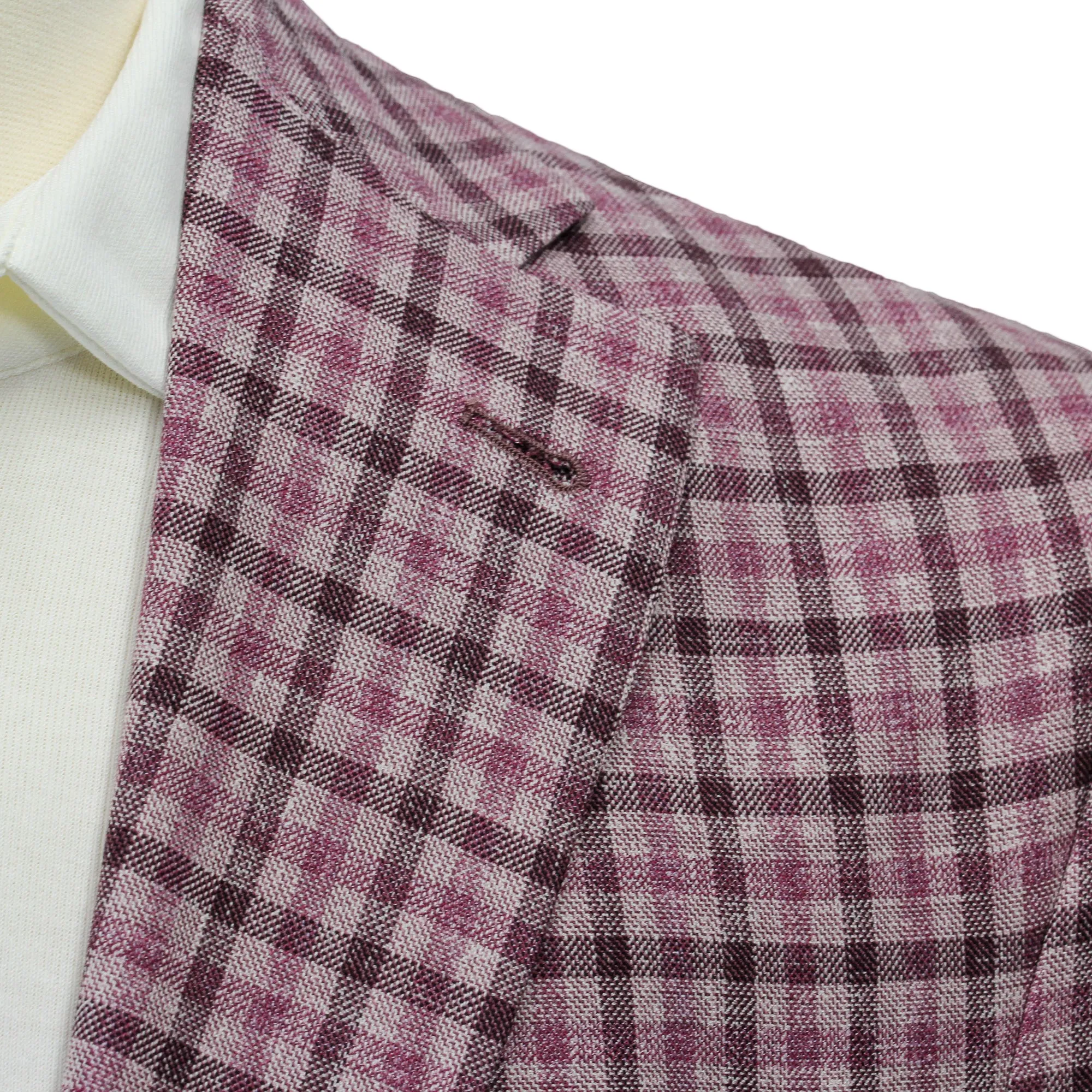 Pink Plaid Dallas Contemporary Fit Sport Jacket - Jack Victor