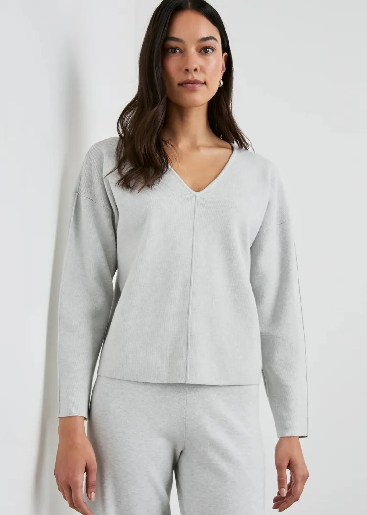 Rails Hollyn Sweatshirt- Heather Grey