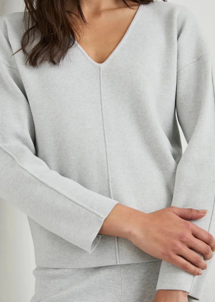 Rails Hollyn Sweatshirt- Heather Grey