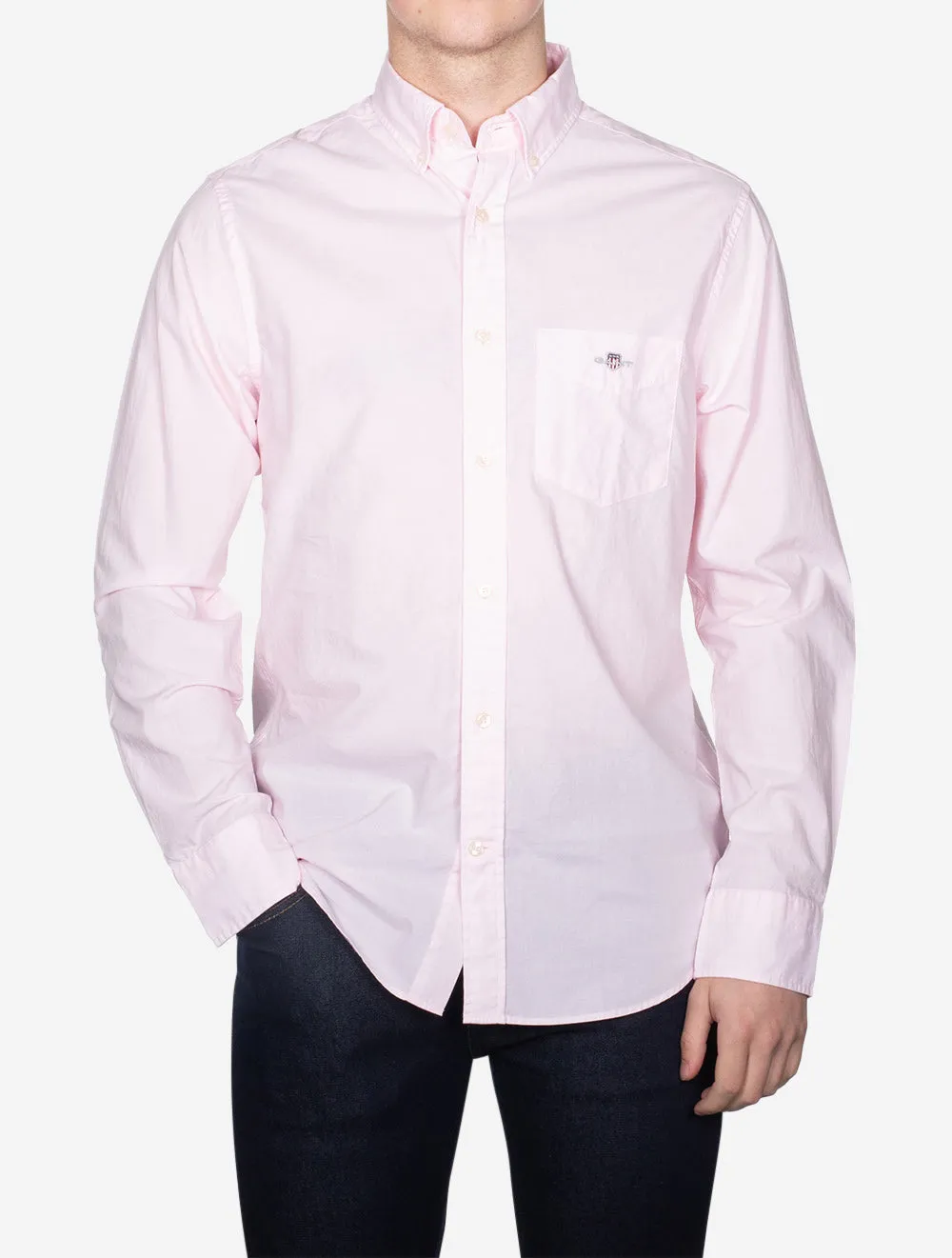 Regular Poplin Shirt Light Pink