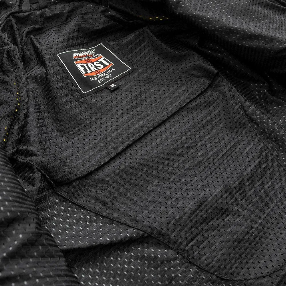 Reign Men's Breathable Rain Jacket with Armor by First MFG.