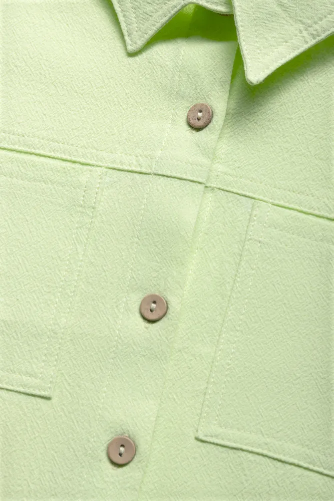 Resort Shirt Linen Lime