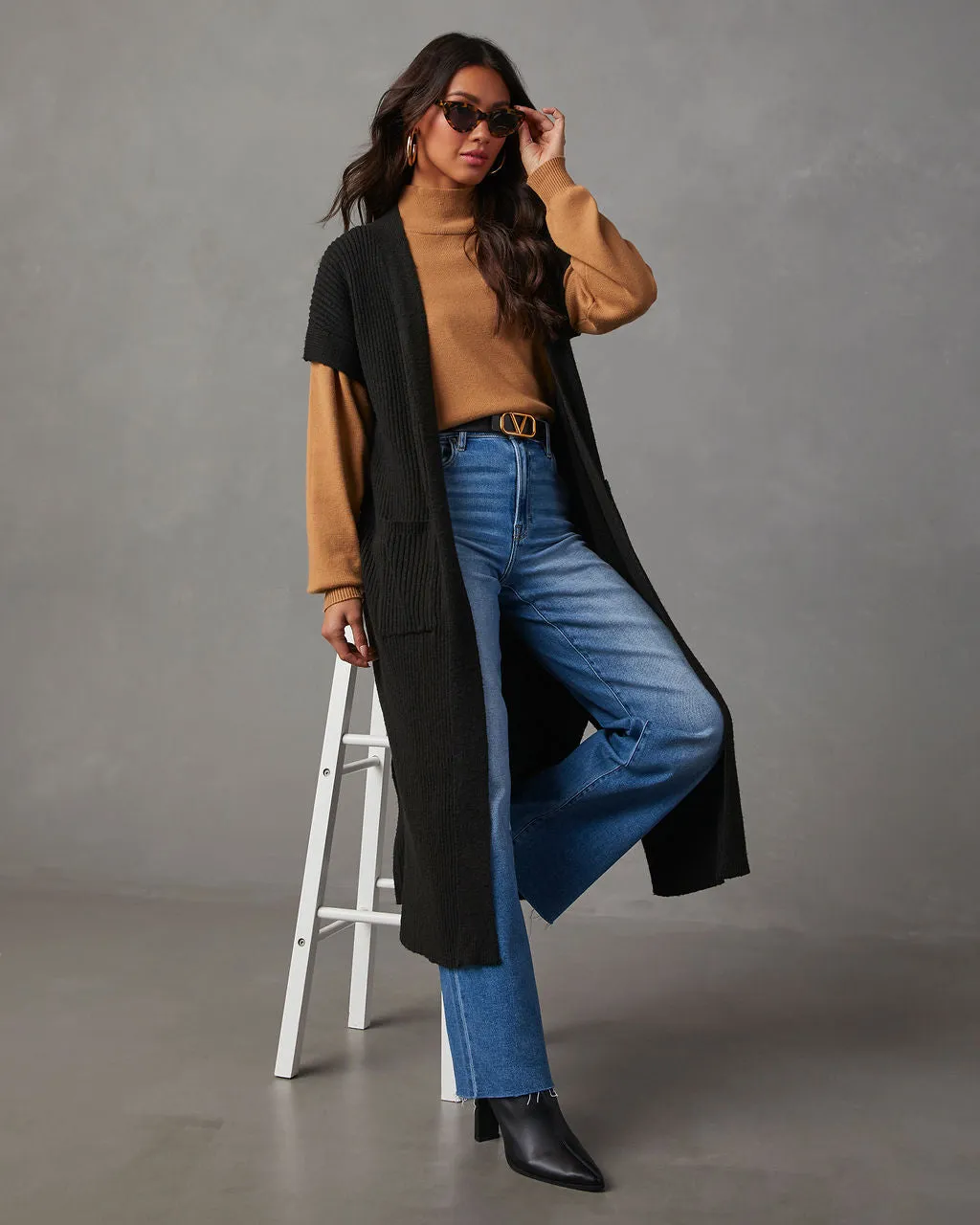 Salinas Sleeveless Duster Cardigan