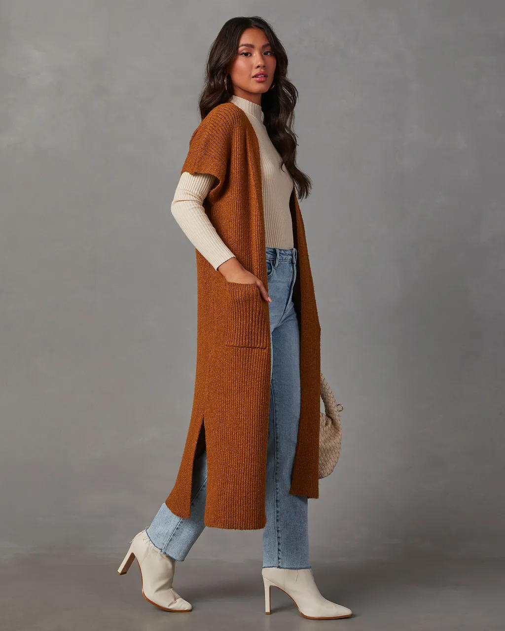 Salinas Sleeveless Duster Cardigan