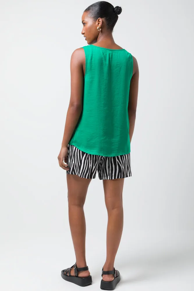 Sleeveless Top Green