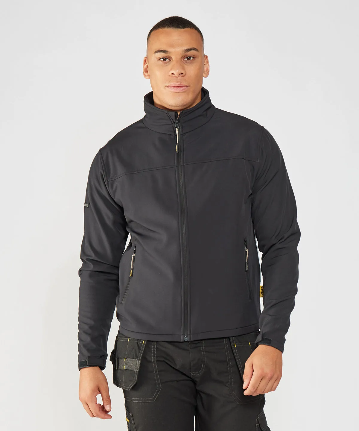 Stanley Teton 2-layer full zip softshell | Black