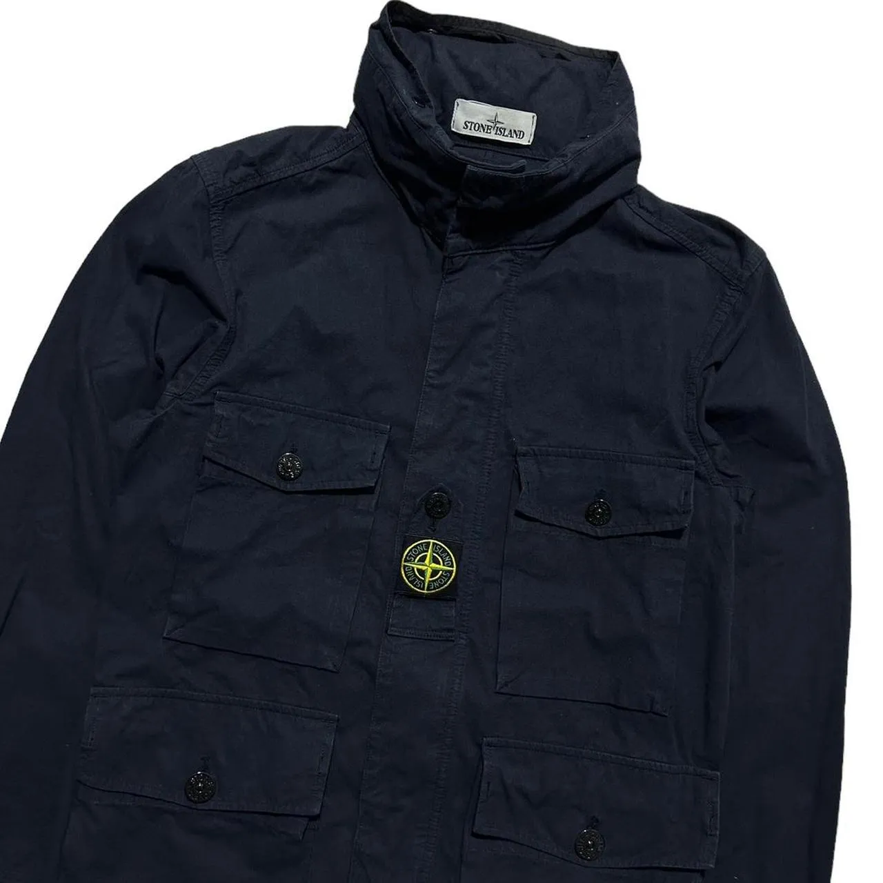 Stone Island Navy Cordura Field Jacket