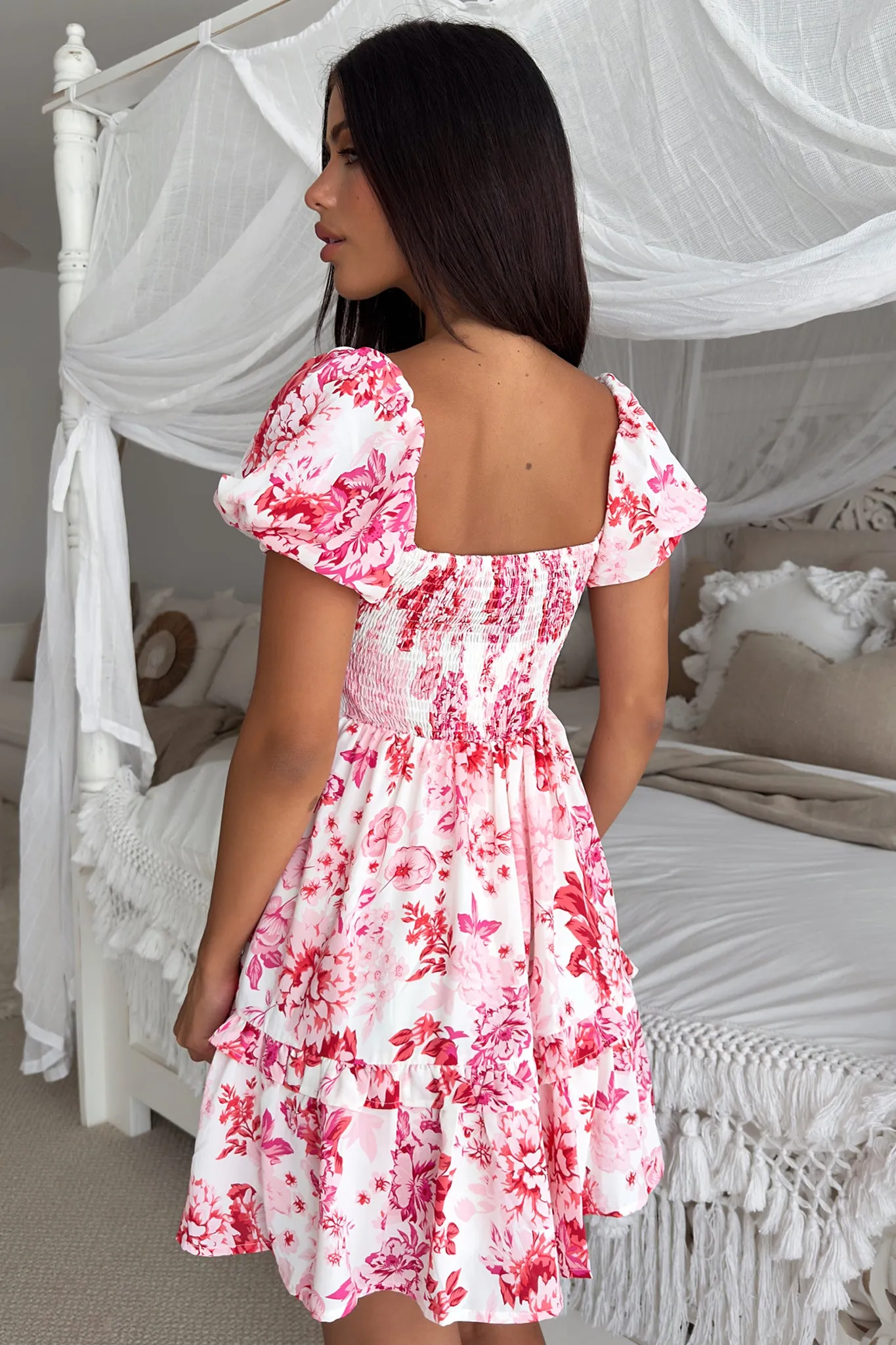 Taleah Mini Dress - Pink Floral