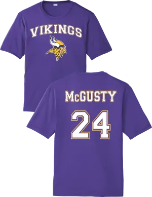 Vikings Personalized Dri FIt Shirts