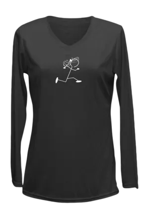 Women's Reflective Long Sleeve Shirt - Run Like a Grandma