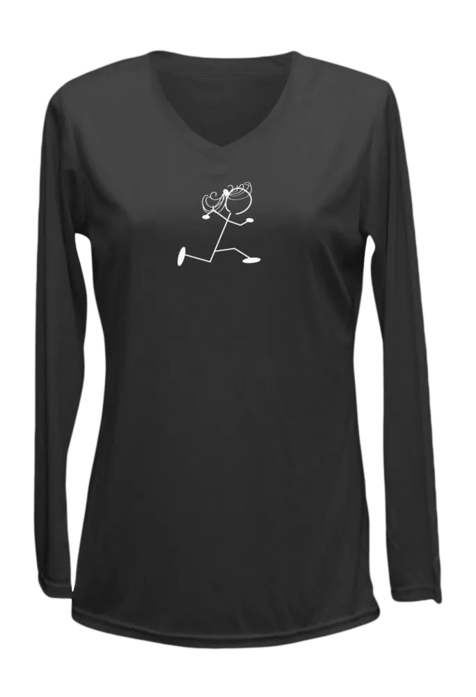 Women's Reflective Long Sleeve Shirt - Run Like a Grandma