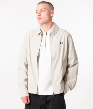 Zip Through Seersucker Coach Jacket